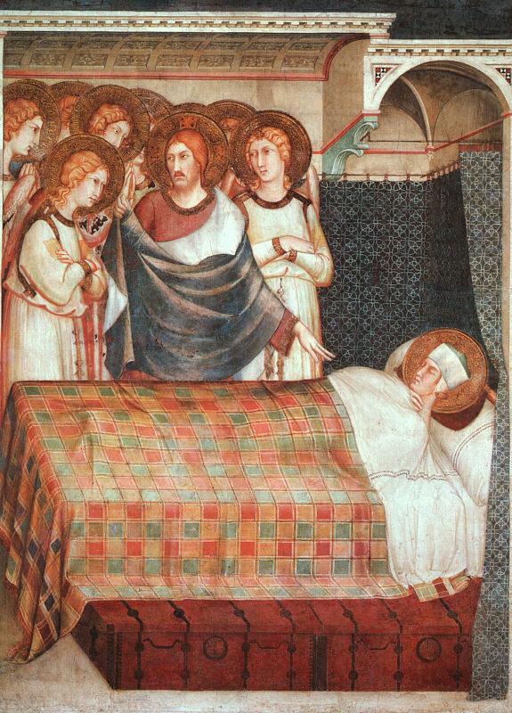 Simone Martini The Dream of St.Martin china oil painting image
